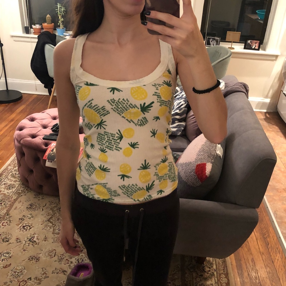 Free People Pineapple print tank - Picture 6 of 7